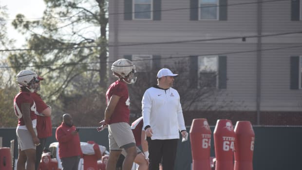 Alabama defensive coordinator Kane Wommack